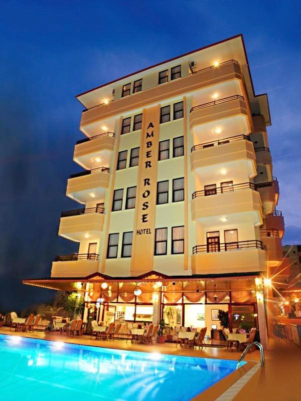 Amber-Rose Apart Hotel Alanya Bagian luar foto